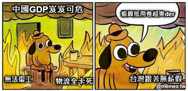 無法復工 中國GDP岌岌可危 台灣跟著無薪假 物流全卡死 振興抵用卷超爽der