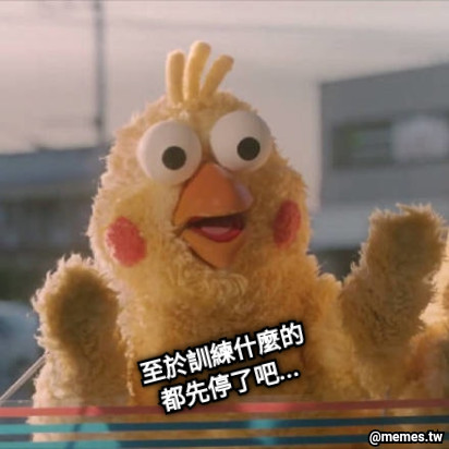至於訓練什麼的 都先停了吧...