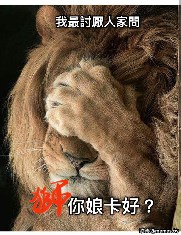 我最討厭人家問 你娘卡好？