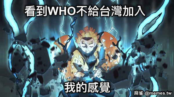 看到WHO不給台灣加入  我的感覺