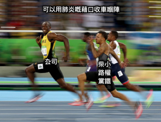 可以用肺炎嘅藉口收車嗰陣 厹司 柴小 路權 黨鐵