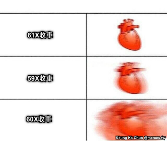 61X收車 59X收車 60X收車