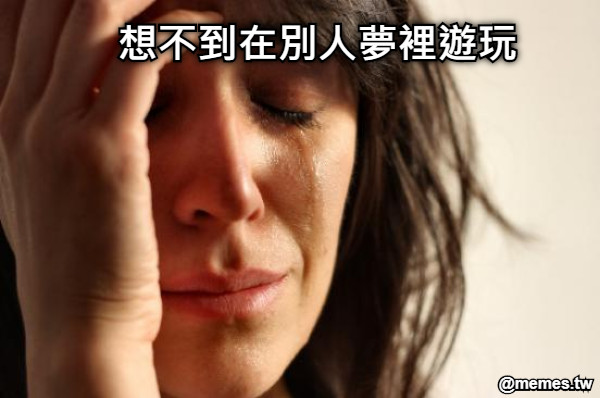 想不到在別人夢裡遊玩
