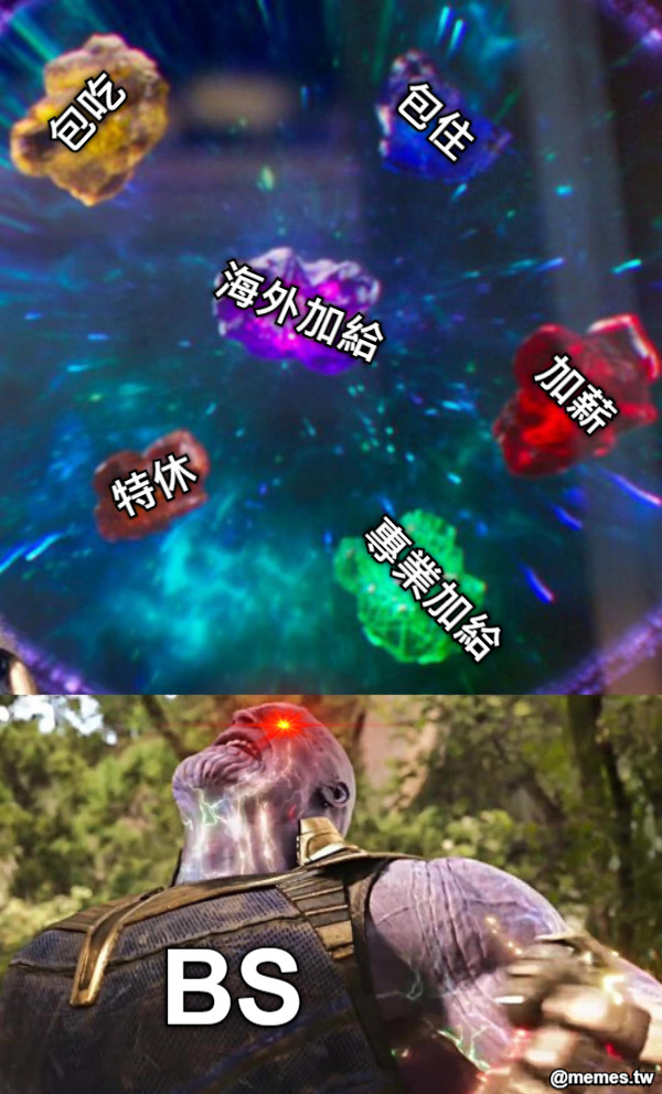 包住 包吃 海外加給 加薪 特休 專業加給 BS