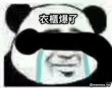 衣櫃爆了