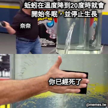 蚯蚓在溫度降到20度時就會開始冬眠，並停止生長 奈奈 你已經死了