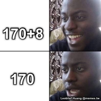 170 170+8