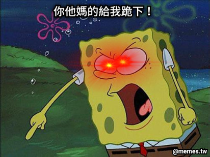 你他媽的給我跪下！