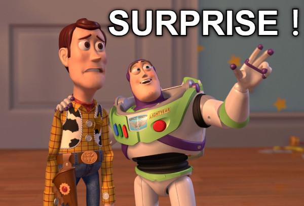 SURPRISE！