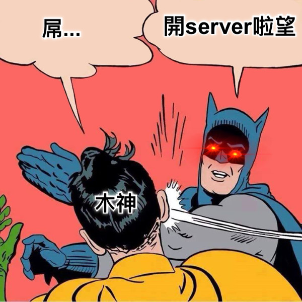 開server啦望 木神 屌...