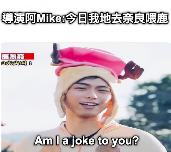 導演阿Mike:今日我地去奈良喂鹿 Am I a joke to you?