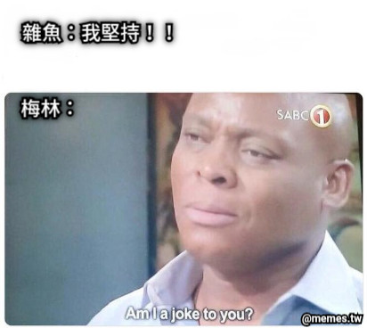 雜魚：我堅持！！ 梅林：