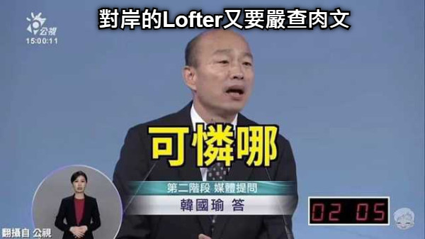 對岸的Lofter又要嚴查肉文