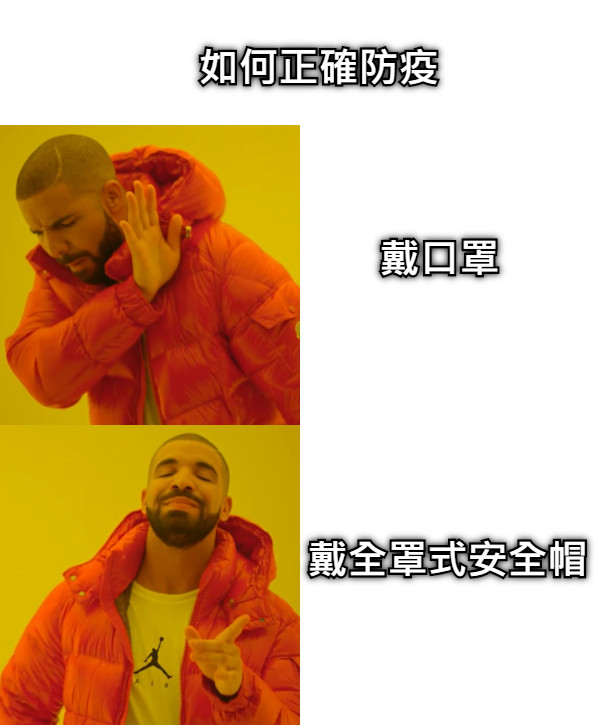 如何正確防疫 戴口罩 戴全罩式安全帽