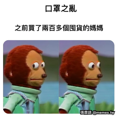 口罩之亂 之前買了兩百多個囤貨的媽媽