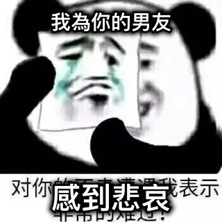 我為你的男友 感到悲哀