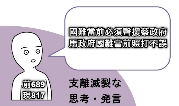 國難當前必須聲援蔡政府 馬政府國難當前照打不誤  前689 現817
