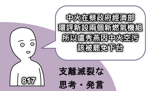 中火在蔡政府經濟部 環評新設兩個新燃氣機組 所以盧秀燕因中火空污 該被罷免下台   817