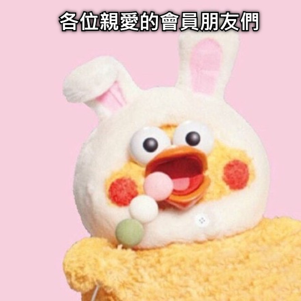 各位親愛的會員朋友們