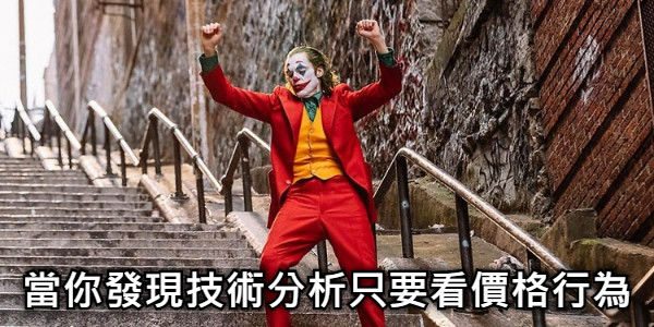當你發現技術分析只要看價格行為