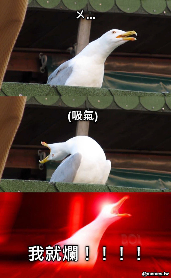 ㄨ... (吸氣) 我就爛！！！！