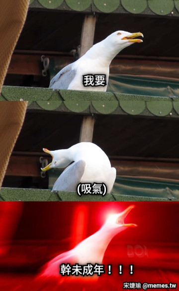 我要 (吸氣) 幹未成年！！！