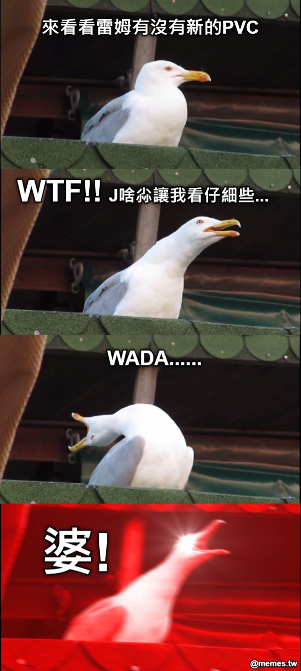 來看看雷姆有沒有新的PVC WTF!!  J啥尛讓我看仔細些... WADA...... 婆!