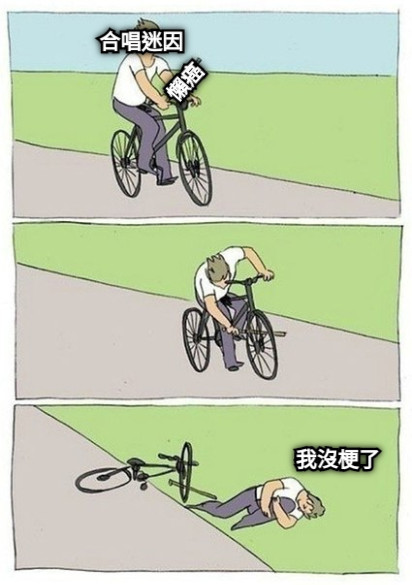 合唱迷因 懶癌 我沒梗了