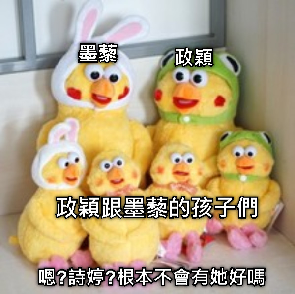 政穎 墨藜 政穎跟墨藜的孩子們 嗯?詩婷?根本不會有她好嗎