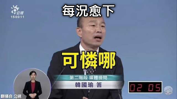 每況愈下