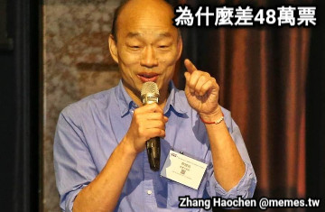 為什麼差48萬票