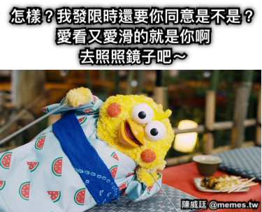 怎樣？我發限時還要你同意是不是？ 愛看又愛滑的就是你啊 去照照鏡子吧～