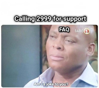 Calling 2999 for support FAQ
