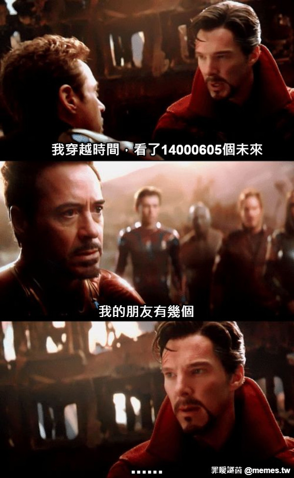 我的朋友有幾個 ......