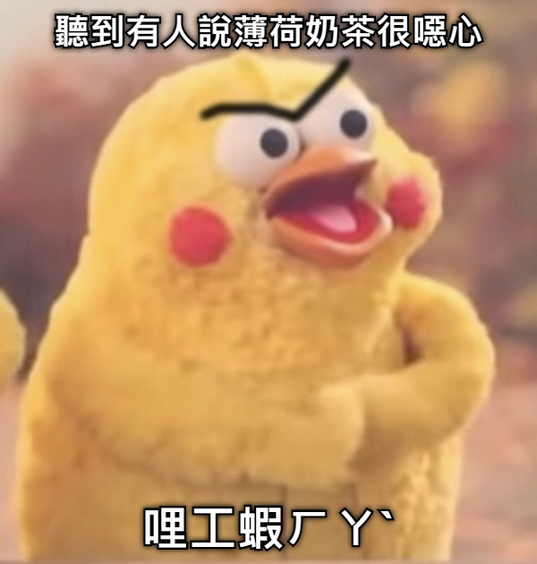 聽到有人說薄荷奶茶很噁心 哩工蝦ㄏㄚˋ