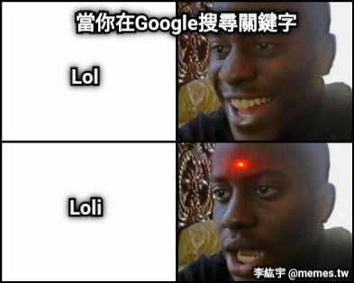 當你在Google搜尋關鍵字 Lol Loli