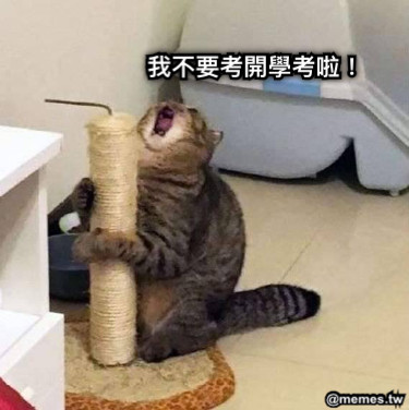 我不要考開學考啦！