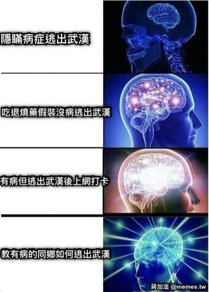 隱瞞病症逃出武漢 吃退燒藥假裝沒病逃出武漢 有病但逃出武漢後上網打卡 教有病的同鄉如何逃出武漢