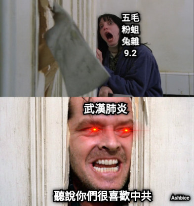 武漢肺炎 聽說你們很喜歡中共 五毛 粉蛆 兔雜 9.2 Ashbice