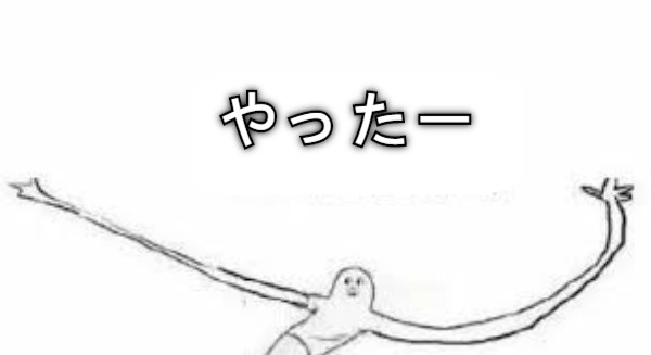 やったー
