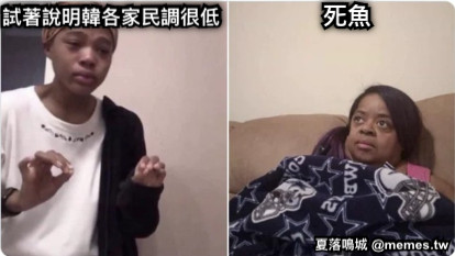 試著說明韓各家民調很低 死魚