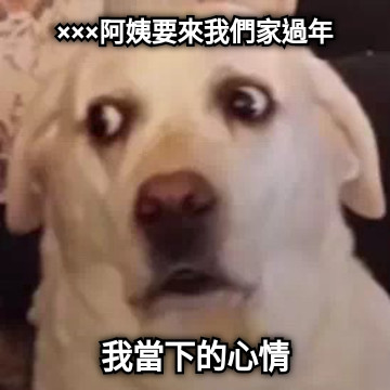 ×××阿姨要來我們家過年 我當下的心情