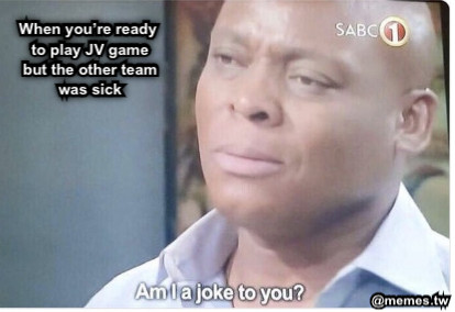 When you’re ready to play JV game  but the other team was sick