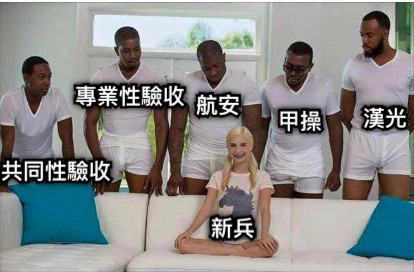 新兵 共同性驗收 專業性驗收 航安 甲操 漢光