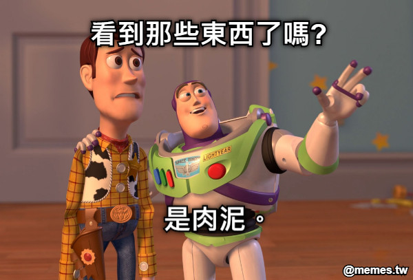 看到那些東西了嗎? 是肉泥。