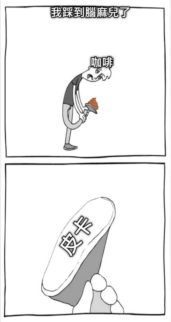 我踩到腦麻兒了 咖啡 皮卡