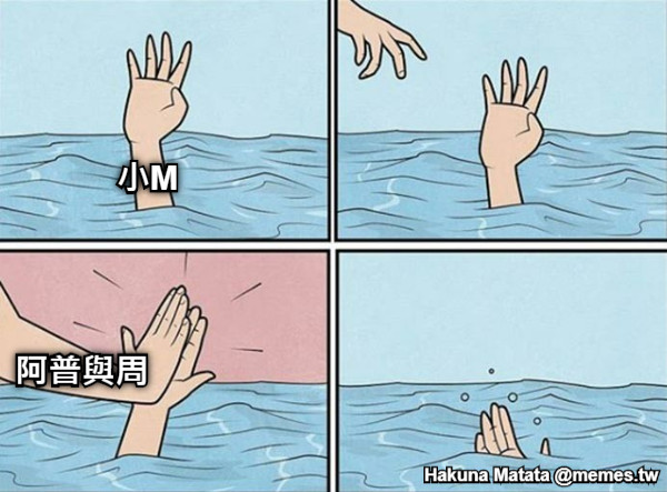 小M 阿普與周