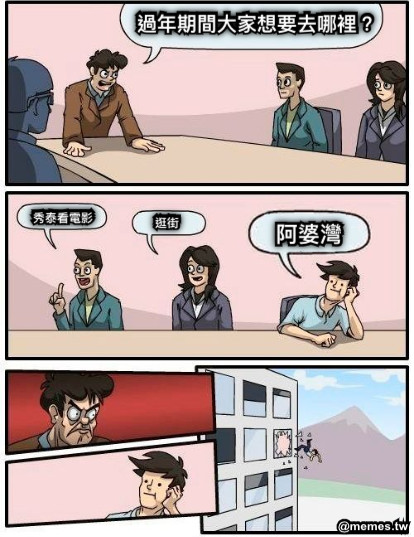 過年期間大家想要去哪裡？ 阿婆灣 秀泰看電影 逛街