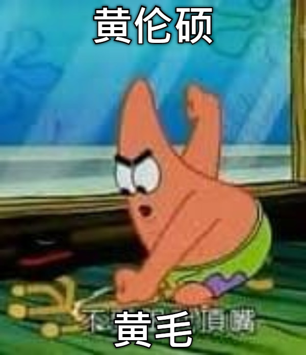 黄伦硕 黄毛