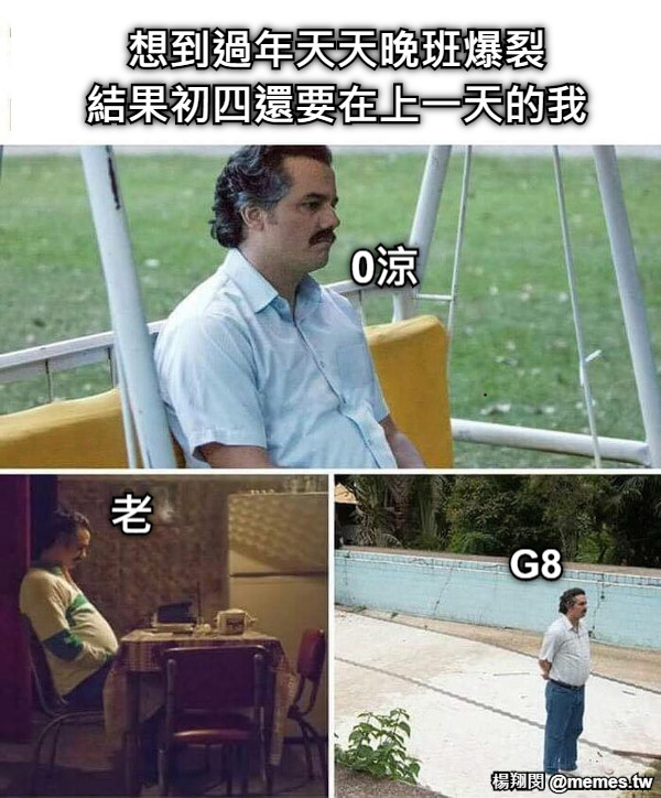 想到過年天天晚班爆裂 結果初四還要在上一天的我 老 G8 0涼